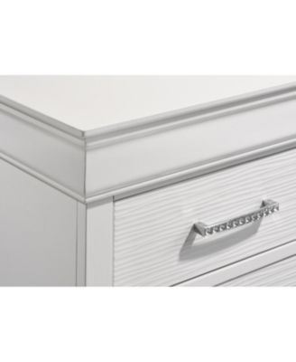 Streamdale Modern Brooklyn Nightstand Made With Wood In White