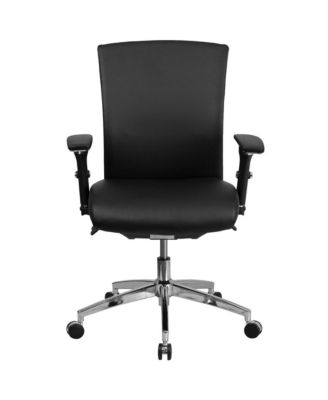 24/7 300 lb. Rated Seat Slider Ergonomic Office Chair with Adjustable Lumbar