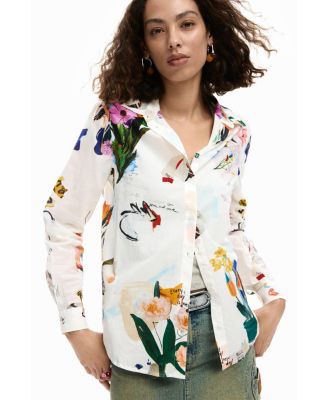 Women's Collage flower shirt