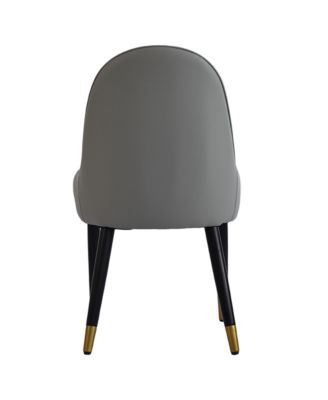 Modern Upholstered Dining Chair with Space-Saving Design