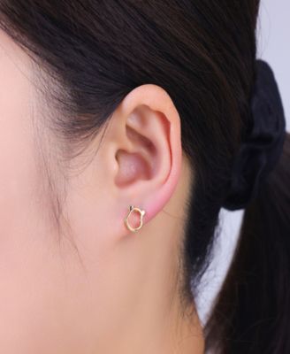 Crystal Winnie the Pooh Trio Earring Set