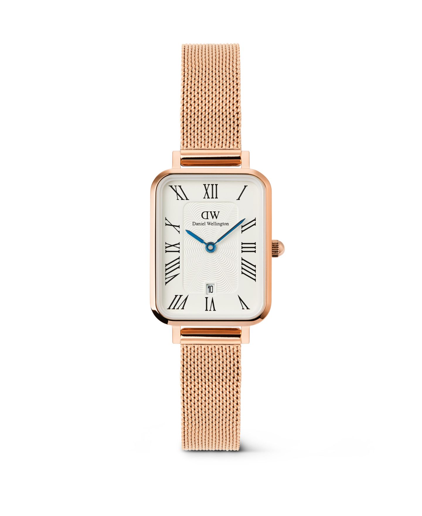 Женские часы Daniel Wellington Date Rose Gold-Tone Stainless Steel, 26mm — фото 1