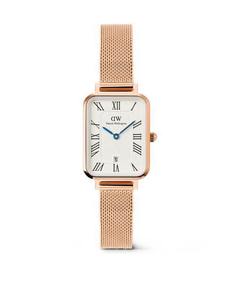 Женские часы Daniel Wellington Date Rose Gold-Tone Stainless Steel, 26mm