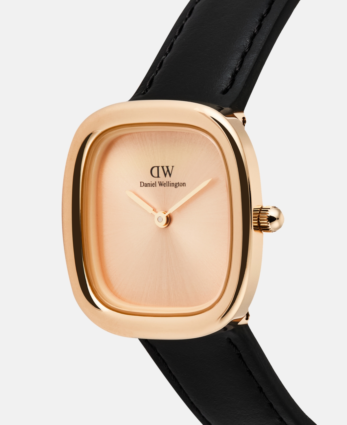 Daniel Wellington Women's Analog Black Leather Watch, 26 mm