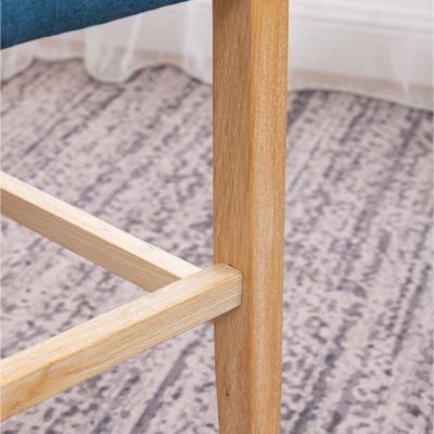 Button Tufted Counter Stools (Set of 2)