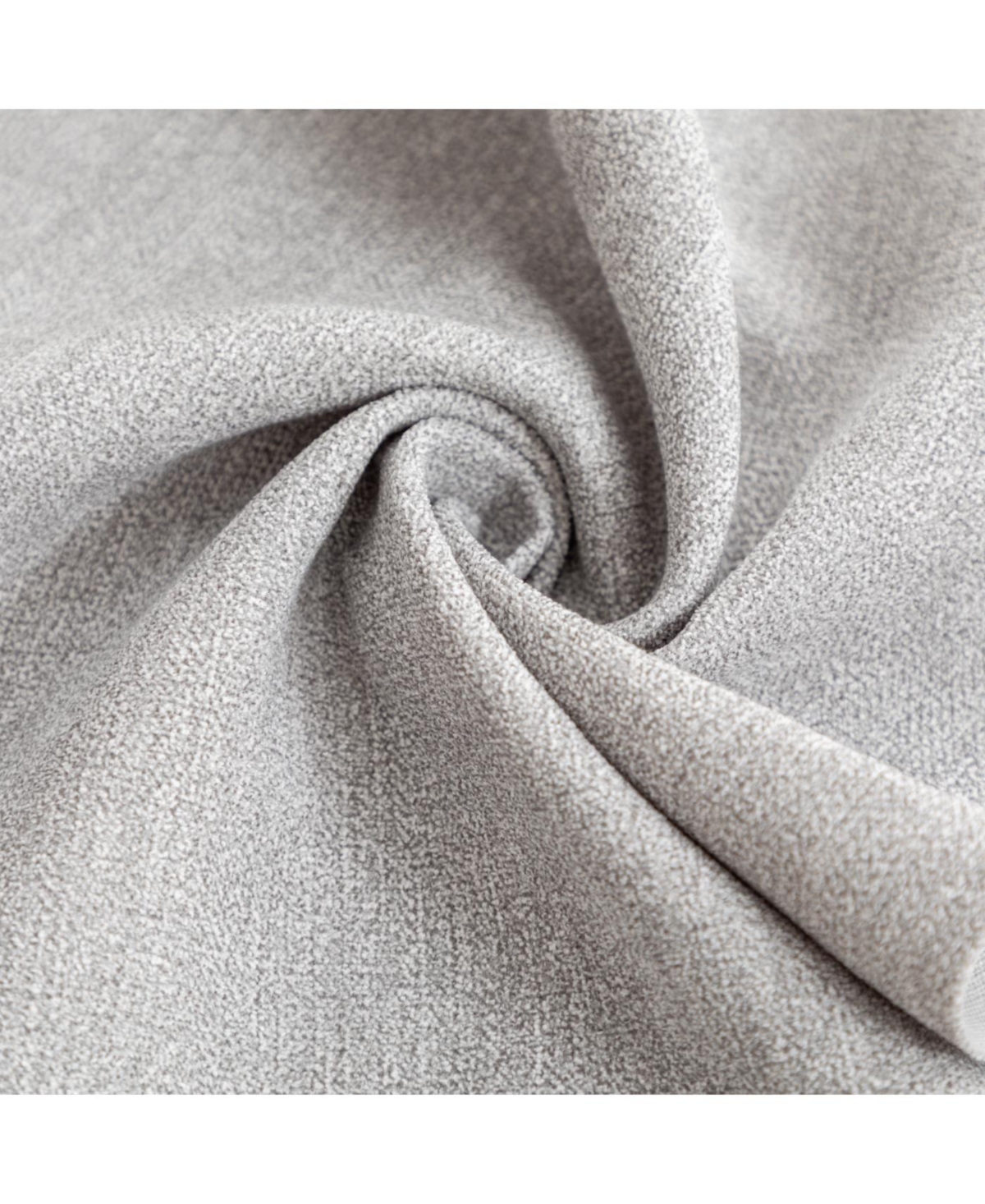 Streamdale Furniture Linen Dining Chairs, Modern Fabric Side Chairs, Padded Seat, Set of 2 (Gray