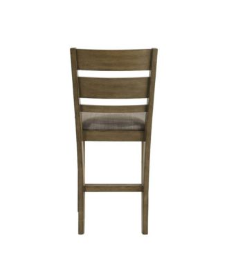 Liberty Furniture Slat Back Upholstered Dining Chair - Counter Height - Set of 2 - Sandstone