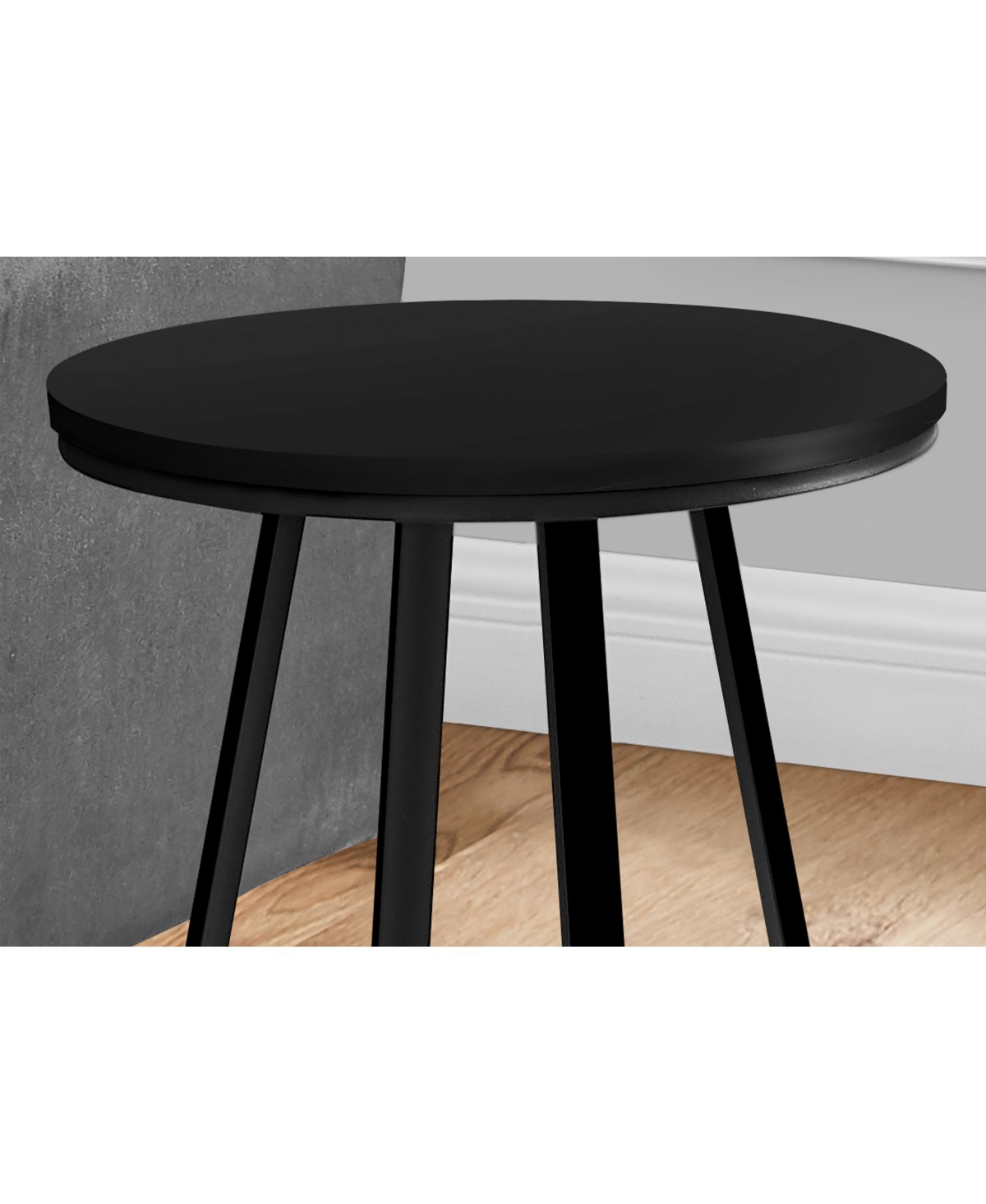 Lovmor Accent Table, Side, Round, End, Nightstand, Lamp, Living Room, Bedroom, Laminate, Metal, Contemporary, Modern