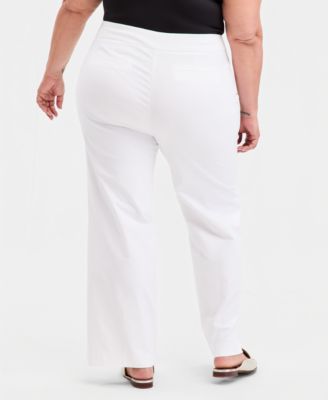 Plus Size Wide-Leg Pants