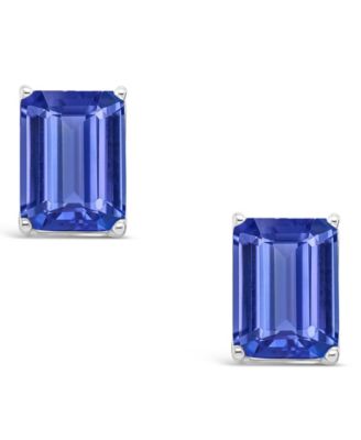 Tanzanite Stud Earrings (3-3/8 ct. t.w.) in 14k Yellow Gold (also in 14k White Gold)