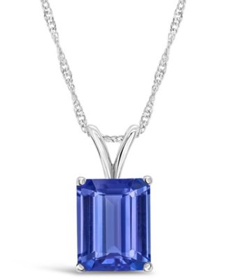 Tanzanite Pendant Necklace (2-3/4 ct. t.w.) in 14k Yellow Gold (also in 14k White Gold)