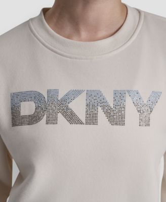 Women's Nolita Rhinestone Logo Crewneck Sweatshirt