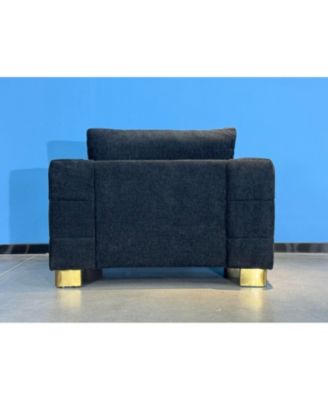Plush Polyester Sofa: Soft, Spring Seat, Easy Clean