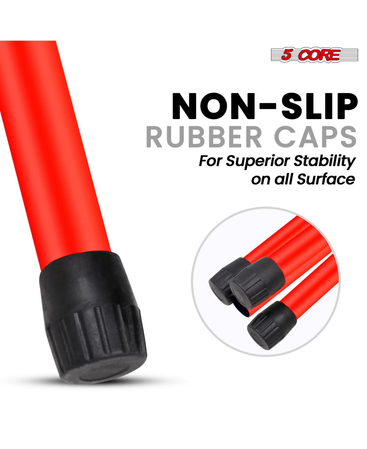 5 Core Speaker Stand 36" Adjustable Pa Dj Tripod Heavy Duty