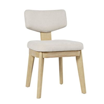 Set of 2 Tate Mid-Century Modern Split Back Upholstered Dining Chair