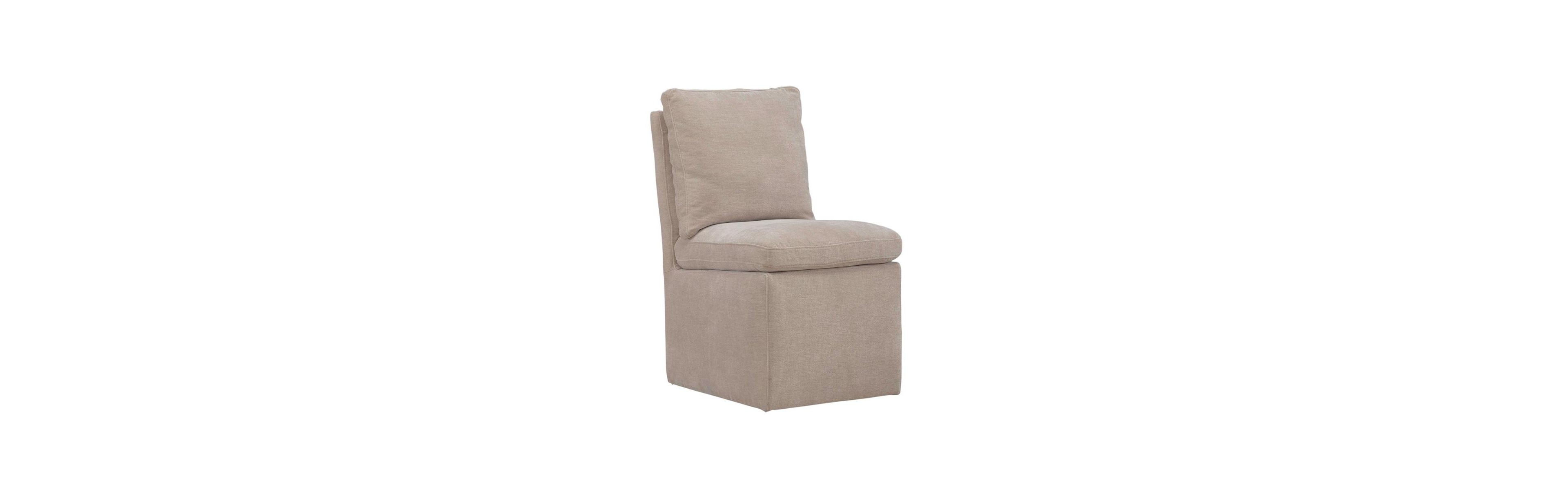 Liberty Furniture Accent Dining Chair with Castors - Squared Back - Wicker Upholstry