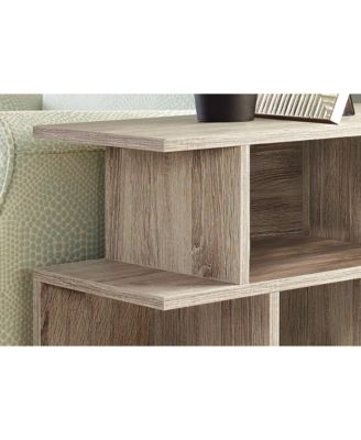 Accent Table, Side, End, Nightstand, Lamp, Living Room, Bedroom, Brown Laminate, Contemporary, Modern