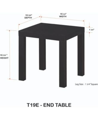 Zayne Modern End Table