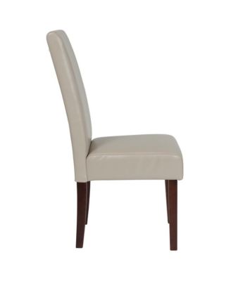 Ellison Mid-Century Panel Back Parsons Accent Dining Chair - Set of 6