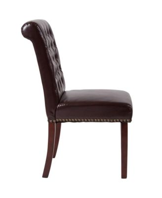 Falmouth Upholstered Parsons Chair with Nailhead Trim