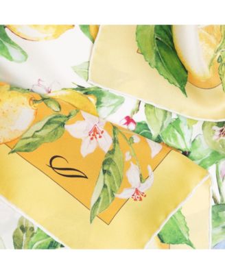 Limoni Fioriti - Silk Foulard for Women