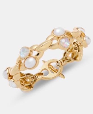 Stone & Mother-of-Pearl Stretch Bracelet