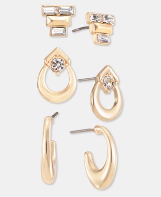 3-Pc. Set Crystal Earrings