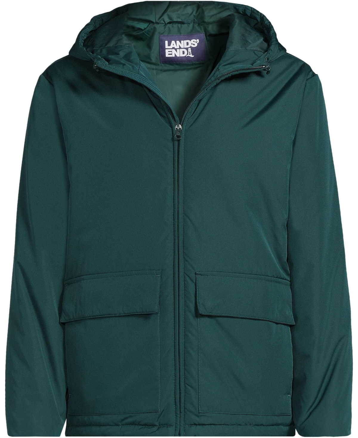 Lands' End Big & Tall FeatherFree Insulated Hooded Jacket