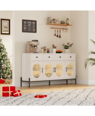 Buffet Cabinet with Storage,62'' Large Sideboard