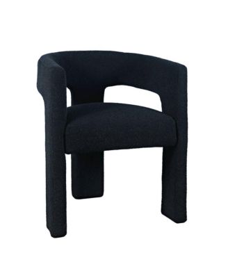 Sven Modern Contemporary Upholstered Three-Leg Curved Back Dining Chair