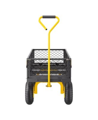 SUGFIT 500 lbs Capacity Garden Cart with All-Terrain Tires & Steel Frame
