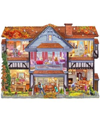 Autumn Country House 1000 piece Jigsaw Puzzle for Adults Special Shape Thanksgiving