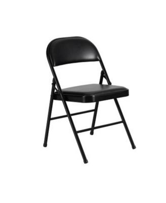 5 Piece Folding Vinyl Tables and Chairs for Home Use and Indoor Spaces