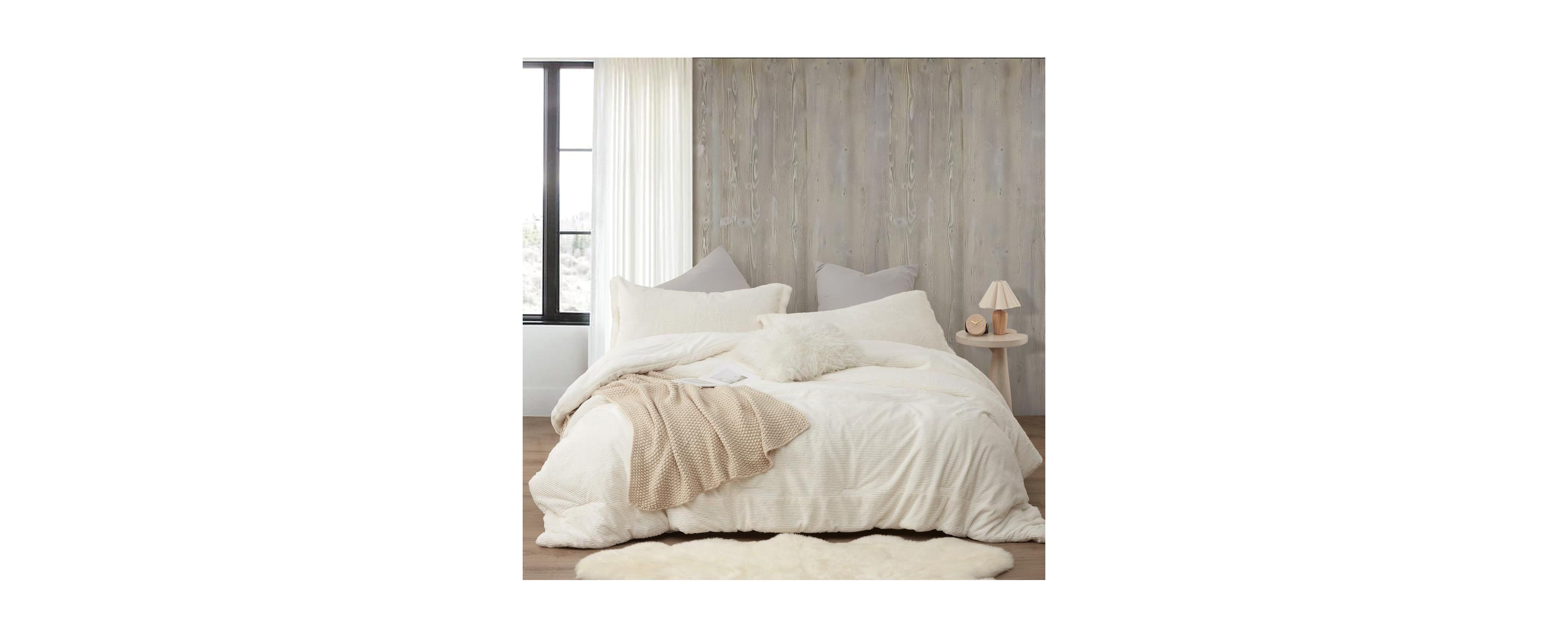 Coma Inducer Ribbed Oversized Comforter Set