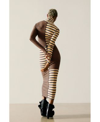 Women's Striped knit dress