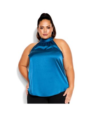 Plus Size Sexy Shine Top