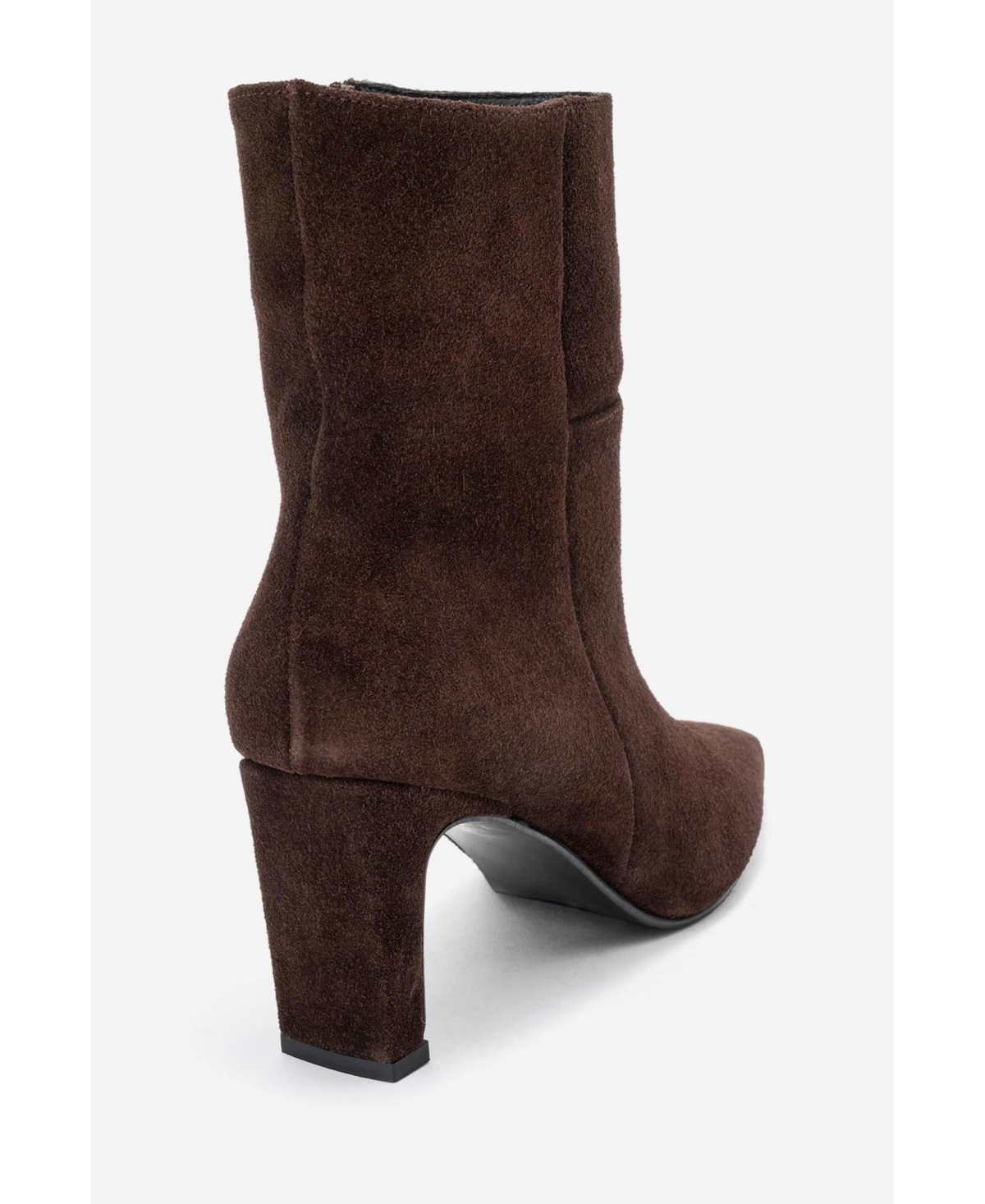 Forever & Always Shoes Women's Kyoto Leather Block Heel Boot