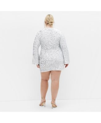 Plus Size Sequin Neptune Dress