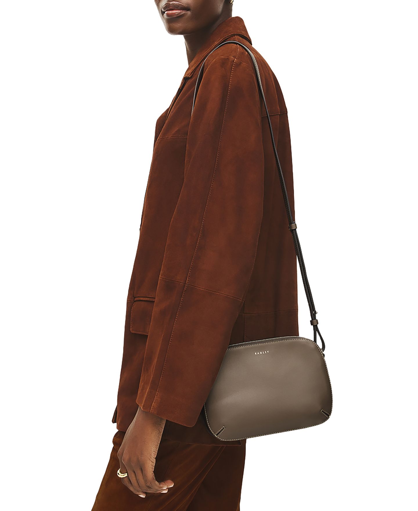 Женская сумка Radley London Dukes Place Small Ziptop Crossbody, цвет: Кофейный — фото 5