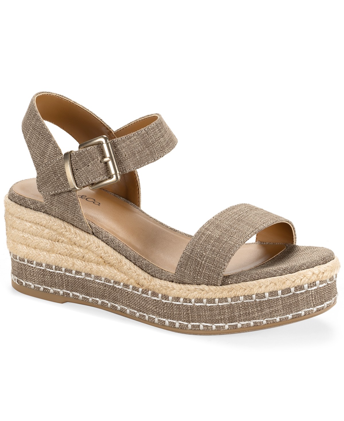 Женские сандалии Style & Co Women's Hawkinns Cushioned Insole Wedge Sandals — фото 1