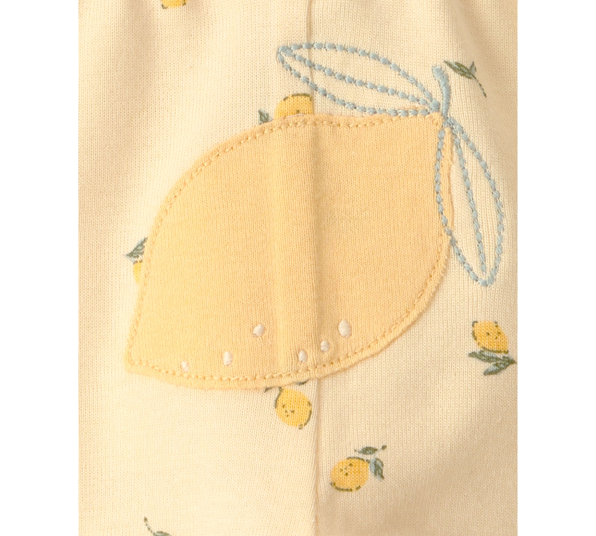 Carter's Baby Girls' Lemon Print Bodysuits and Pants, 3-Piece Set