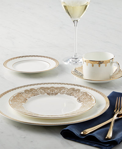 Waterford Dinnerware, Lismore Lace Gold Collection