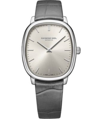 Men's Toccata Silver Stainless Steel Watch, 33mm x 38mm