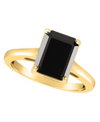 Multi Gemstone Ring in 14k Yellow Gold (also in 14k White Gold)