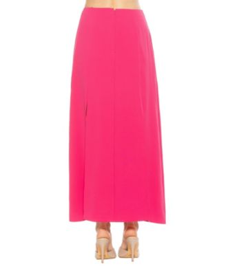 Women's Sansa Maxi Skirt With Front Side Slit Detail
