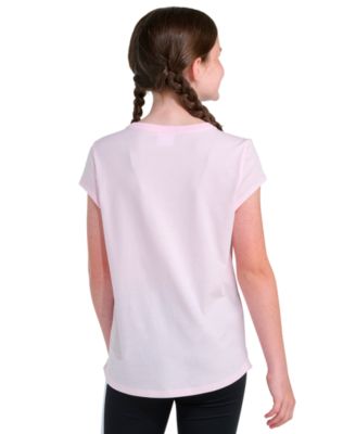 Girls' 8-16 Cap-Sleeve Crewneck T-Shirt