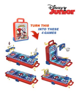 Spidey And His Amazing Friends 4 in 1 Tabletop Game Suitcase Playset