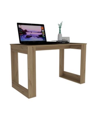 Lacey Rectangle Computer Desk Smokey Oak