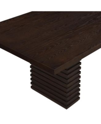 Streamdale Espresso Industrial Dining Table