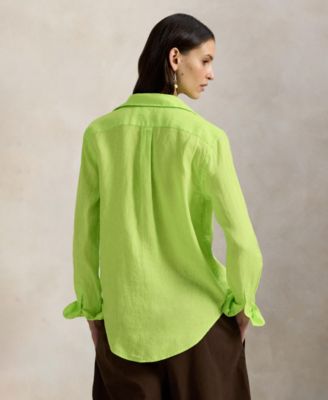 Women's Classic Fit Linen Shirt